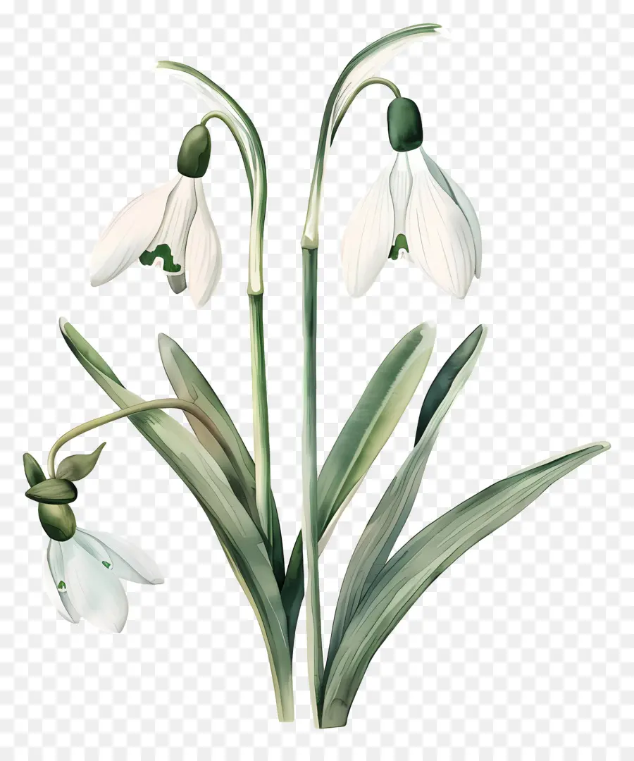 Perce Neige，Fleur De Perce Neige PNG