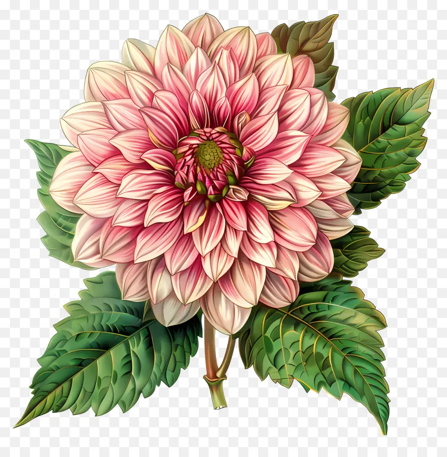 Fleur De Dahlia，Fleurs PNG