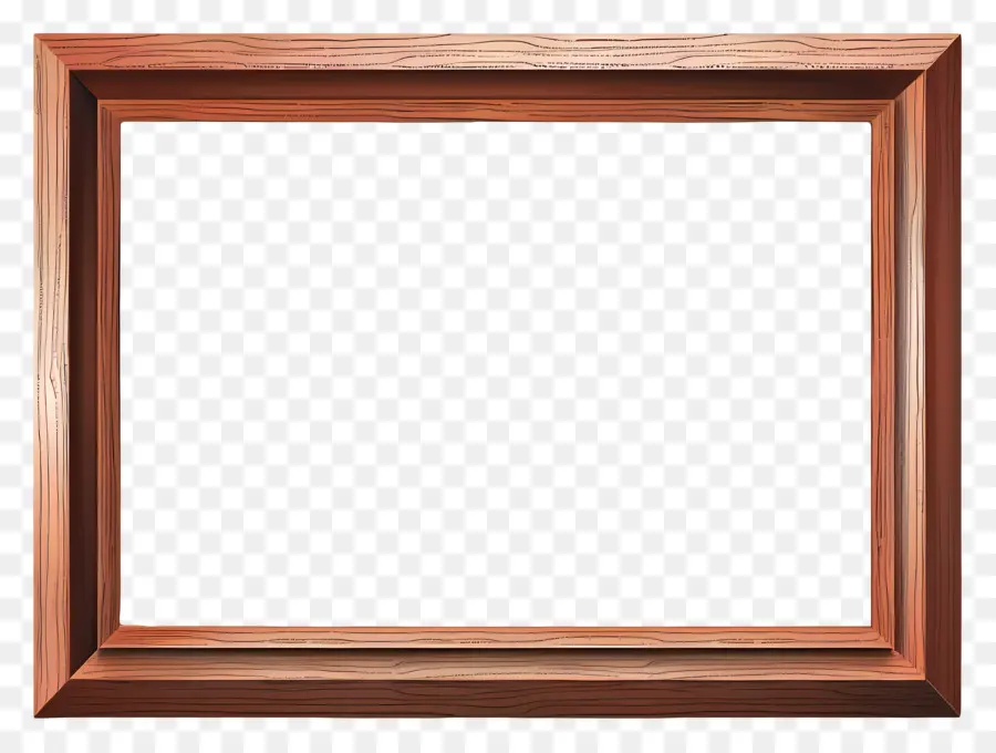 Cadre Rectangulaire，Cadre En Bois PNG