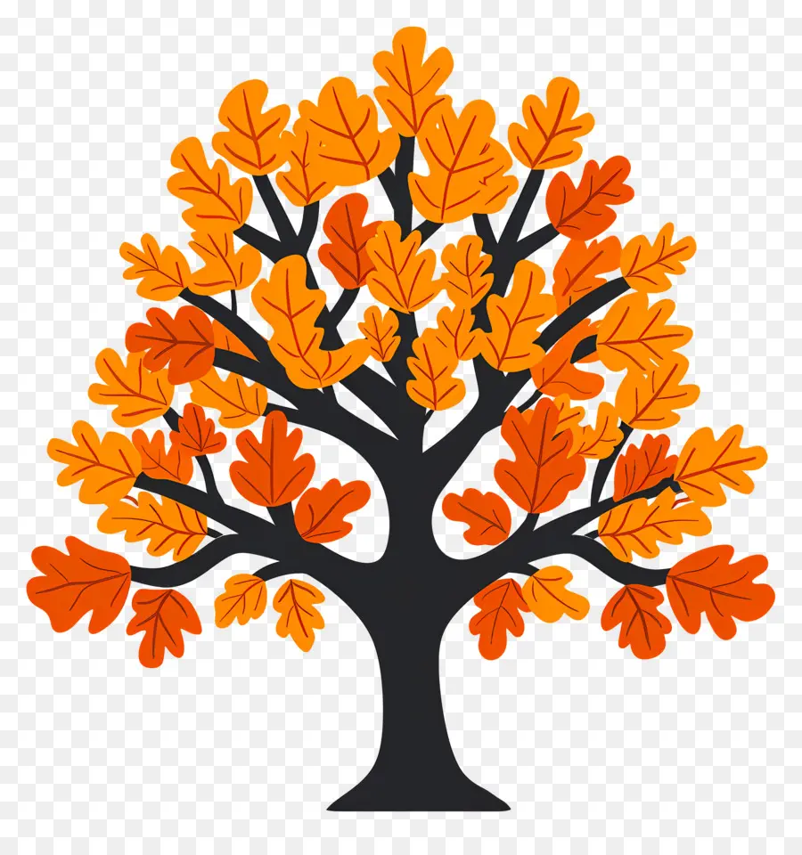 Feuilles D'automne，Arbre PNG