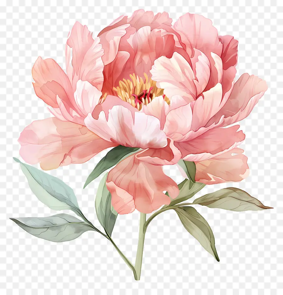 Fleur De Pivoine，Pivoine PNG