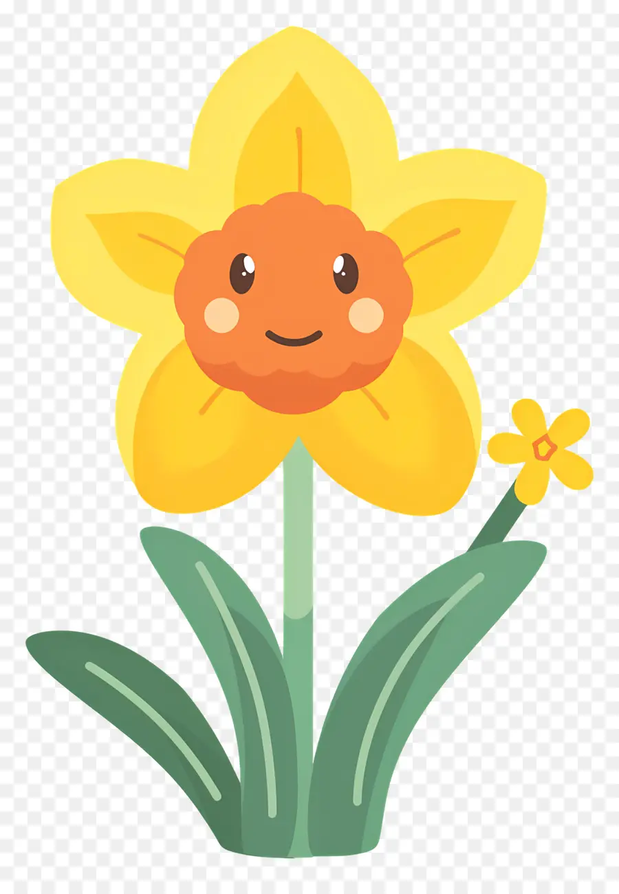 Fleur Emoji，Jonquille Souriante PNG