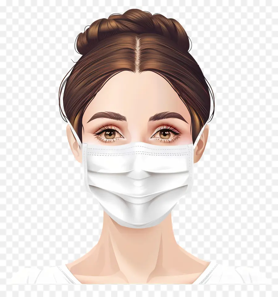 Belle Femme，Femme Avec Masque PNG