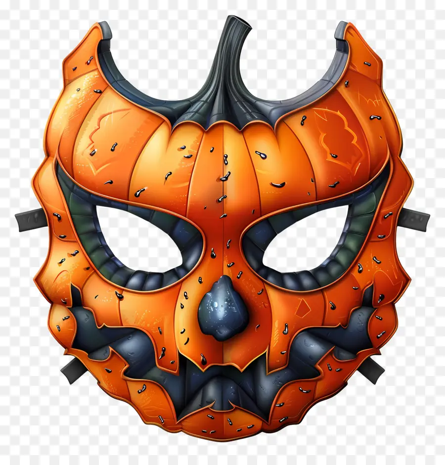 Masque D'halloween，Masque Citrouille PNG