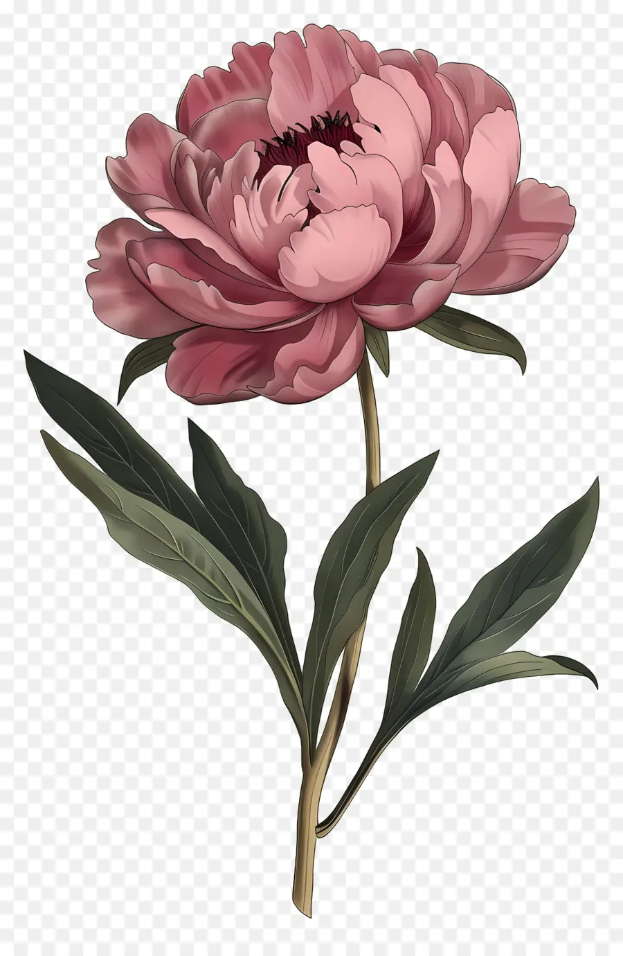 Fleur De Pivoine，Pivoine PNG