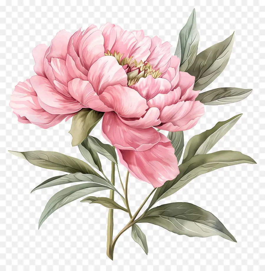 Fleur De Pivoine，Pivoine PNG