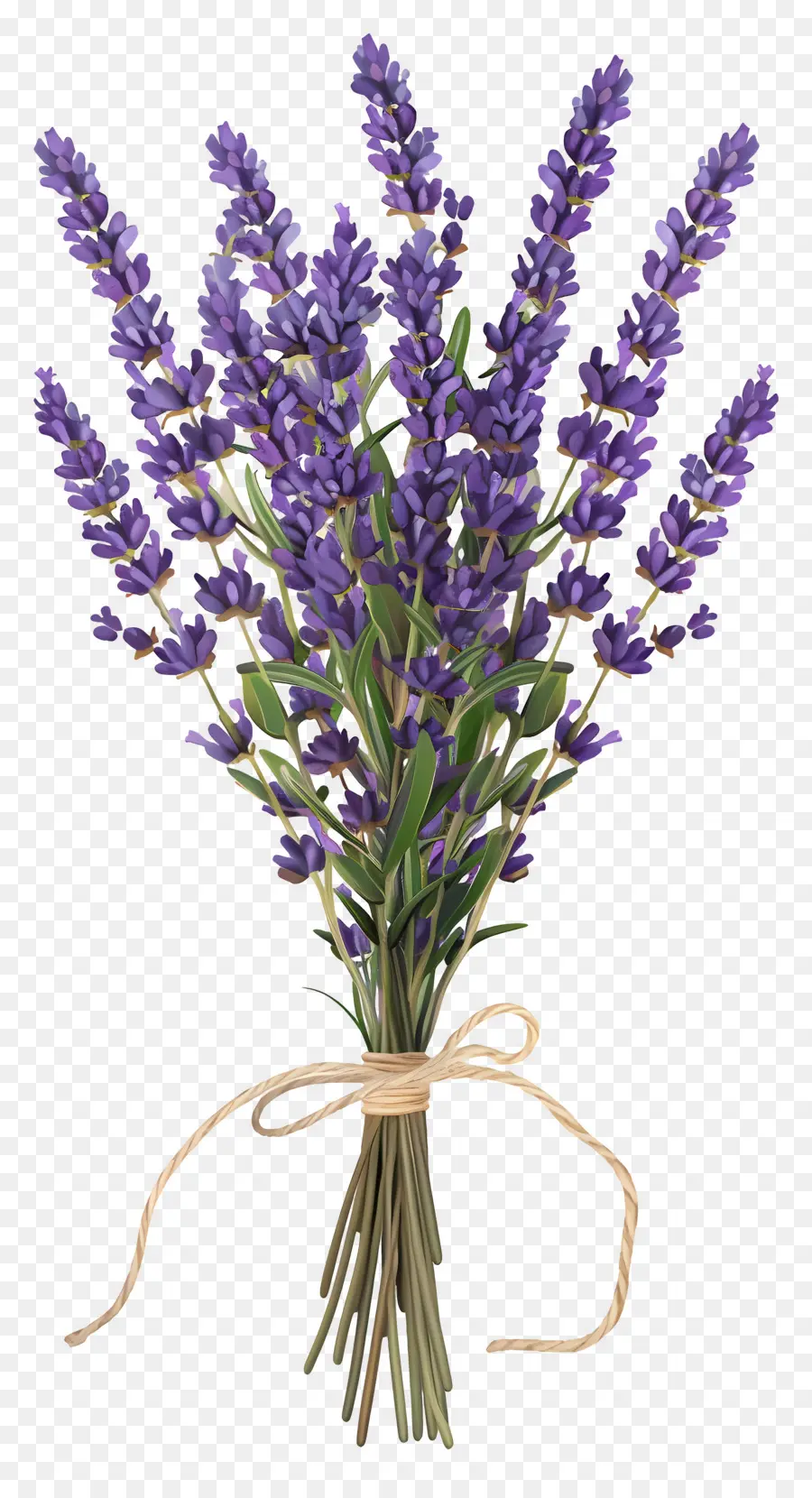 Fleurs De Lavande，Bouquet De Lavande PNG