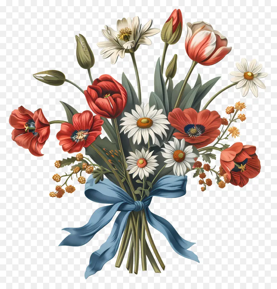 Fleurs Et Bouquets，Bouquet De Fleurs PNG