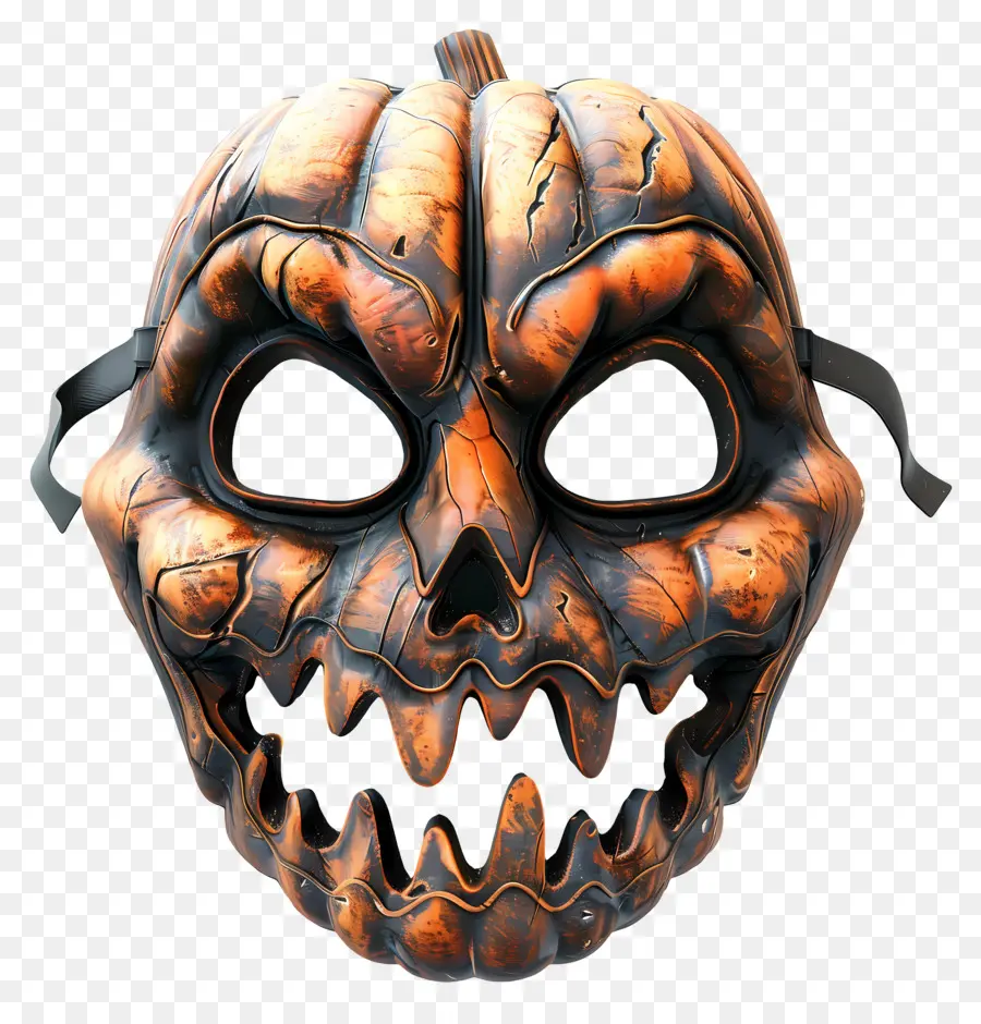 Masque D'halloween，Masque à La Citrouille PNG