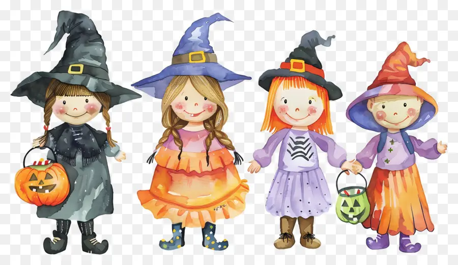 Enfants D'halloween，Enfants Déguisés PNG