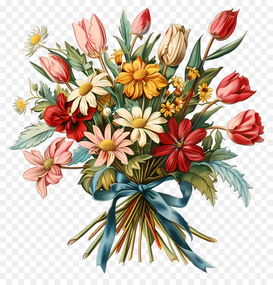 Fleurs Et Bouquets，Bouquet De Fleurs PNG