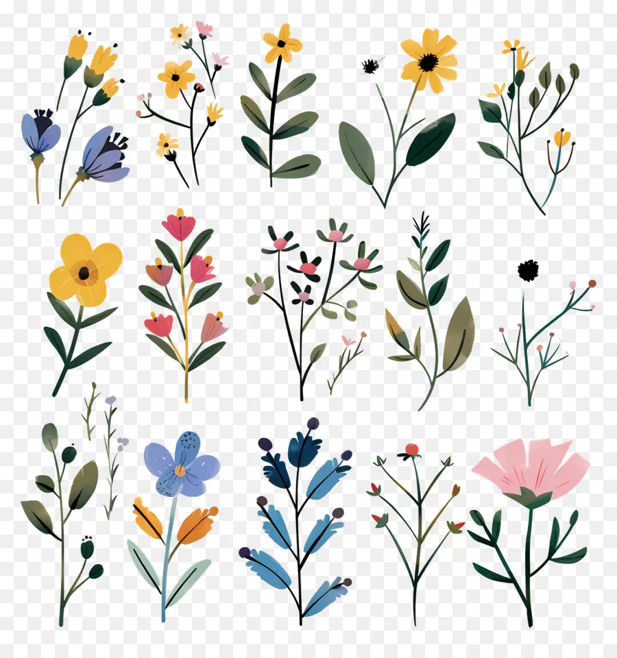 Fleur Sauvage，Diverses Plantes PNG