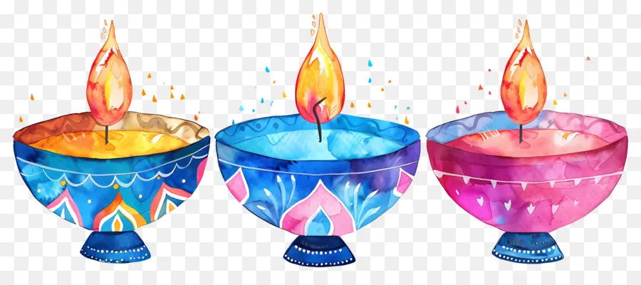 Diwali Diya，Diya Traditionnelle PNG