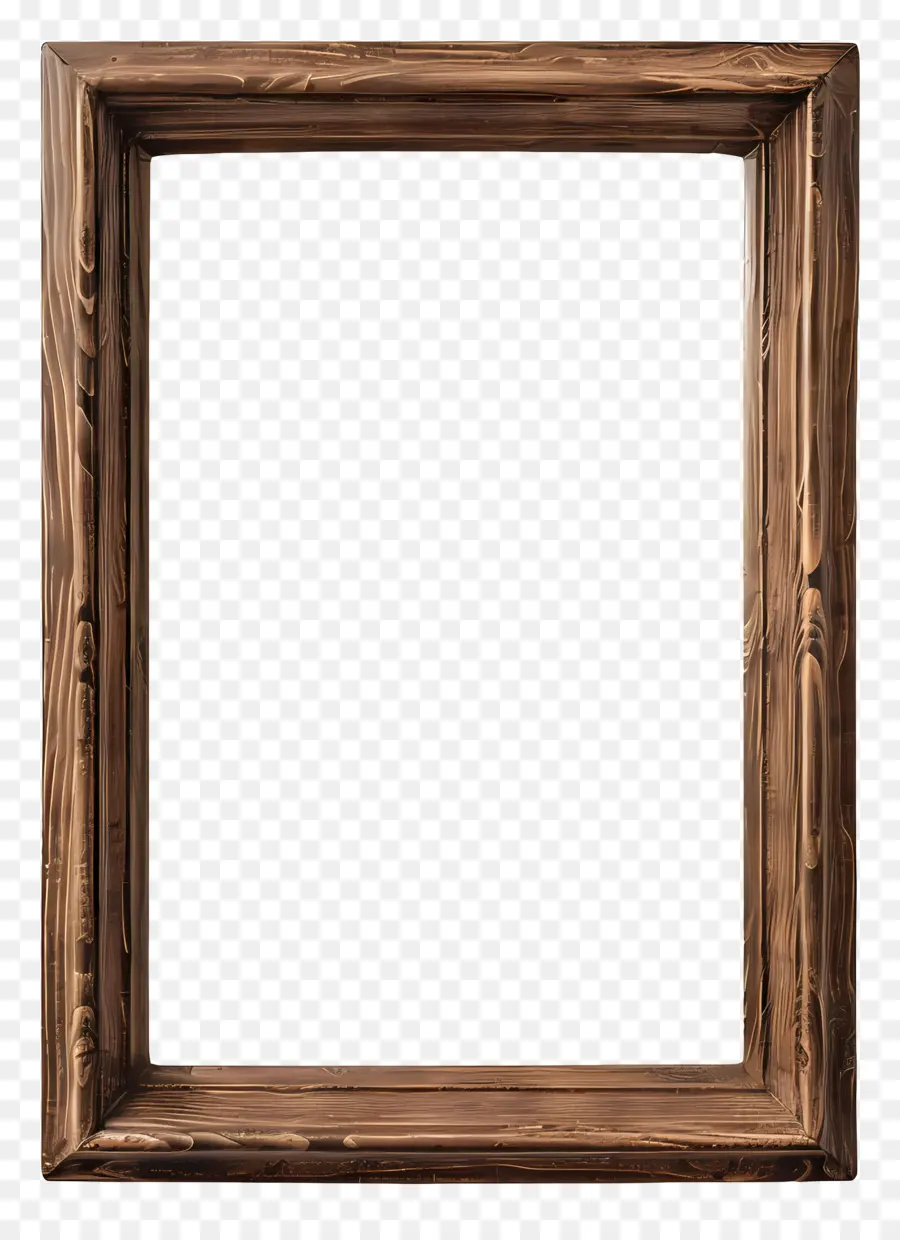 Cadre Rectangulaire，Cadre En Bois PNG