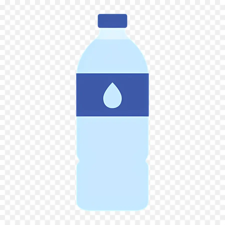 Eau Minérale，Bouteille D'eau Et Verre PNG