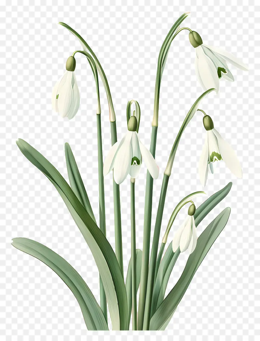 Perce Neige，Fleurs De Perce Neige PNG