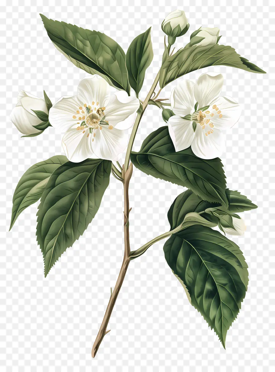 Fleurs Anciennes，Fleurs Blanches PNG