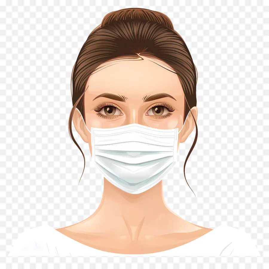 Belle Femme，Femme Avec Masque PNG