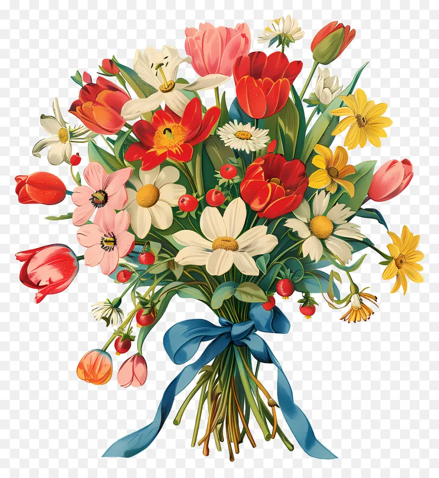 Fleurs Et Bouquets，Bouquet De Fleurs PNG