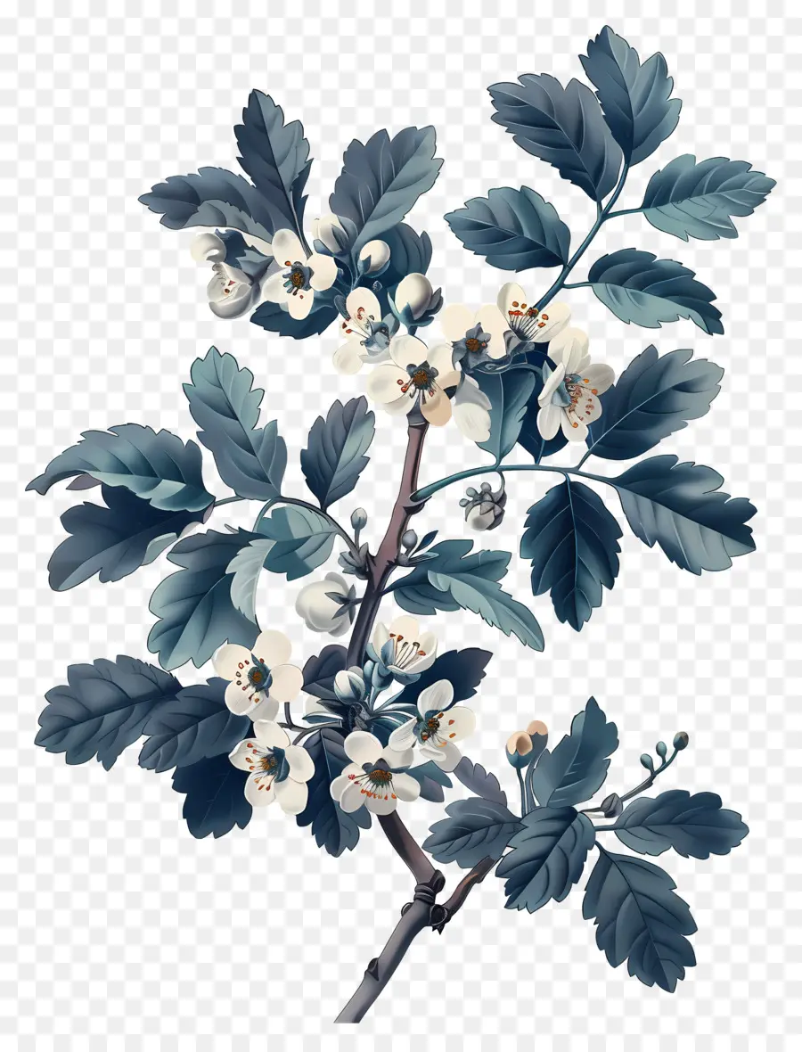 Fleurs Anciennes，Fleurs Blanches PNG