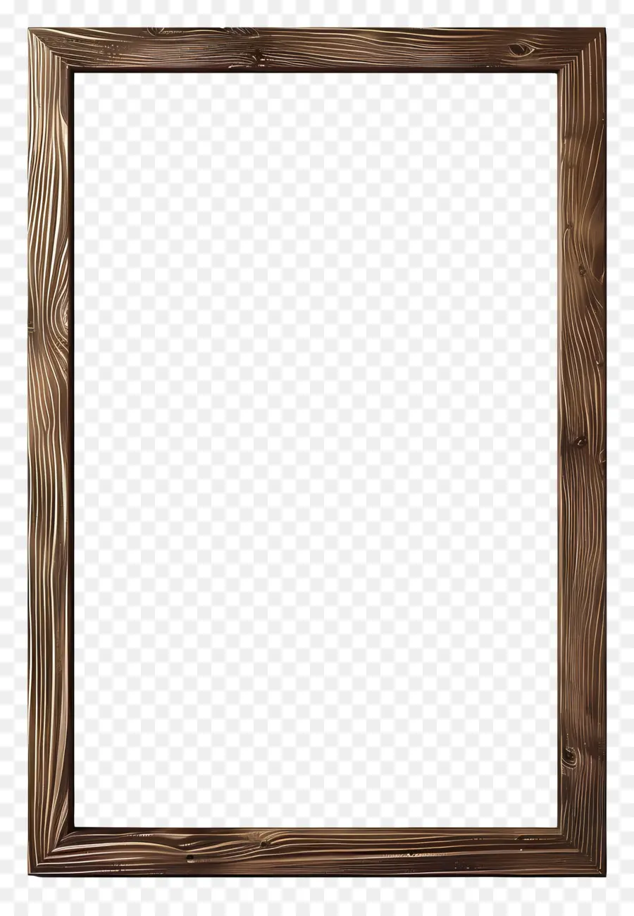 Cadre Rectangulaire，Cadre En Bois PNG