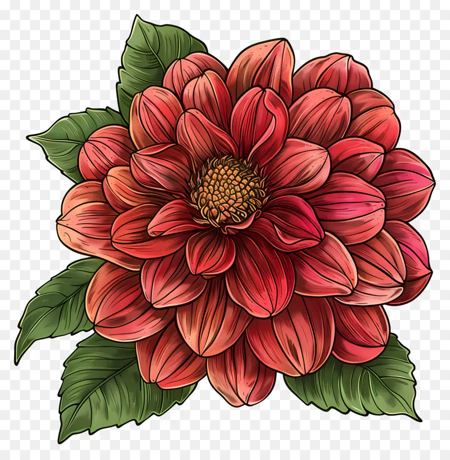 Fleur De Dahlia，Fleur PNG