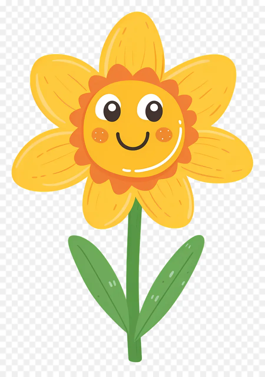 Fleur Emoji，Jonquille Souriante PNG