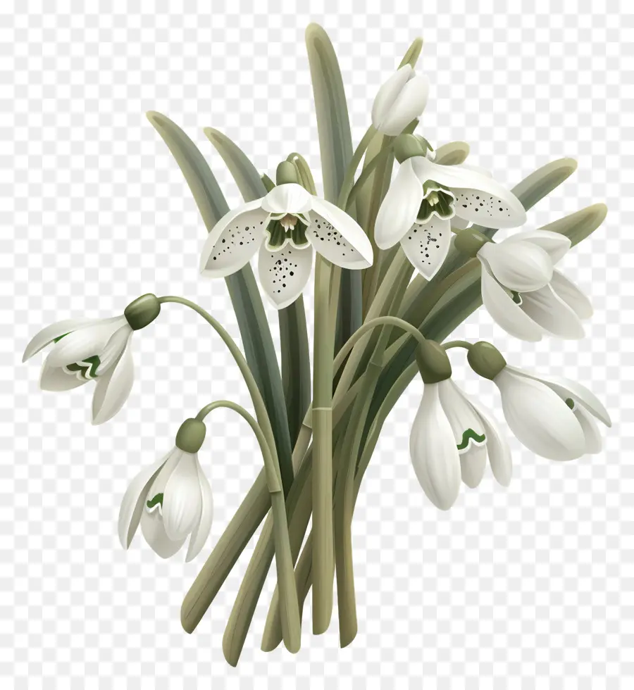 Perce Neige，Perce Neige Blancs PNG