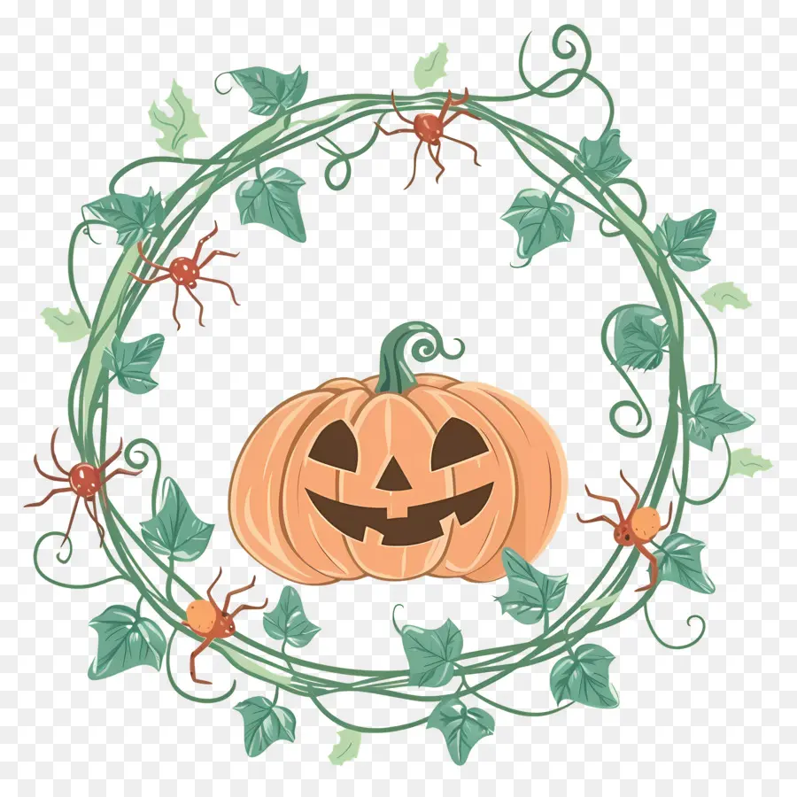 Cadre D'halloween，Jack O' Lanterne PNG