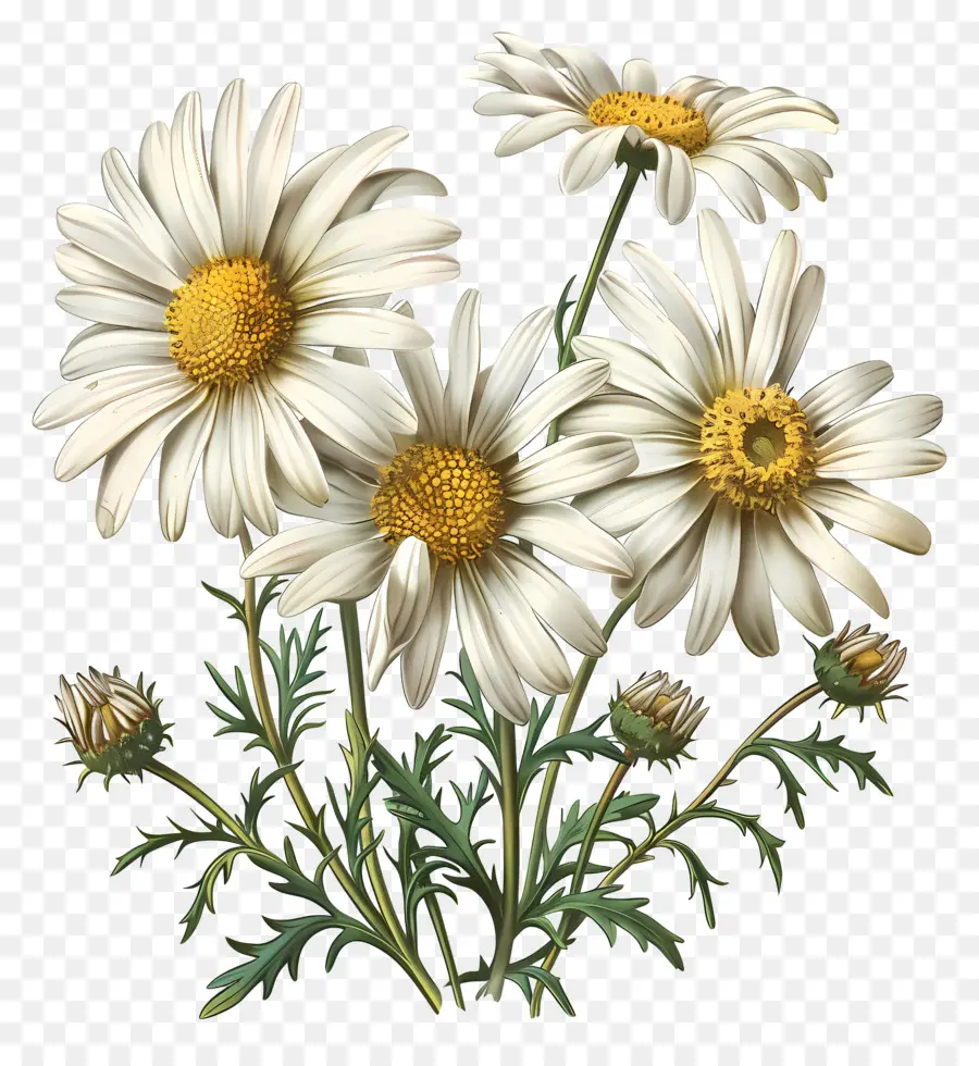 Fleurs Anciennes，Fleurs Blanches PNG