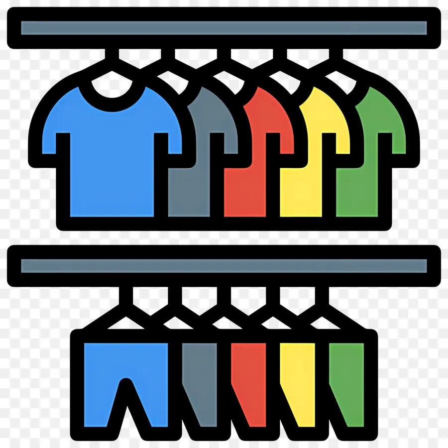 Vêtements，Vêtements Colorés PNG