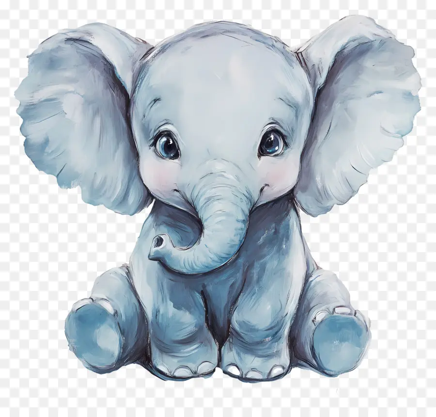 Bébé éléphant，Éléphant Coloré PNG