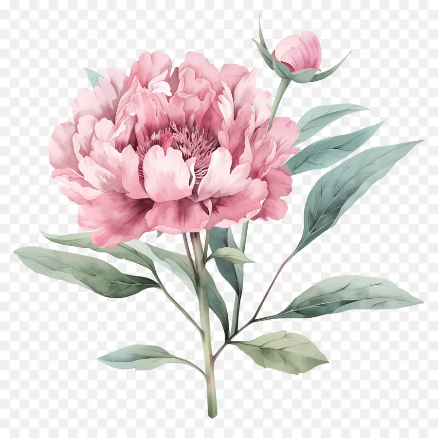 Fleur De Pivoine，Pivoine PNG