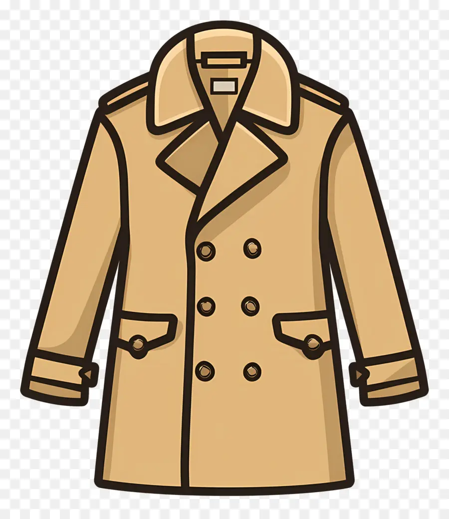 Trench Coat，Manteau PNG