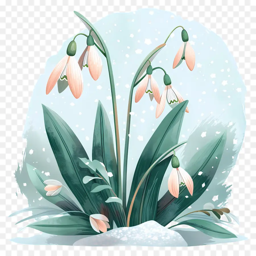 Perce Neige，Illustration De Perce Neige PNG