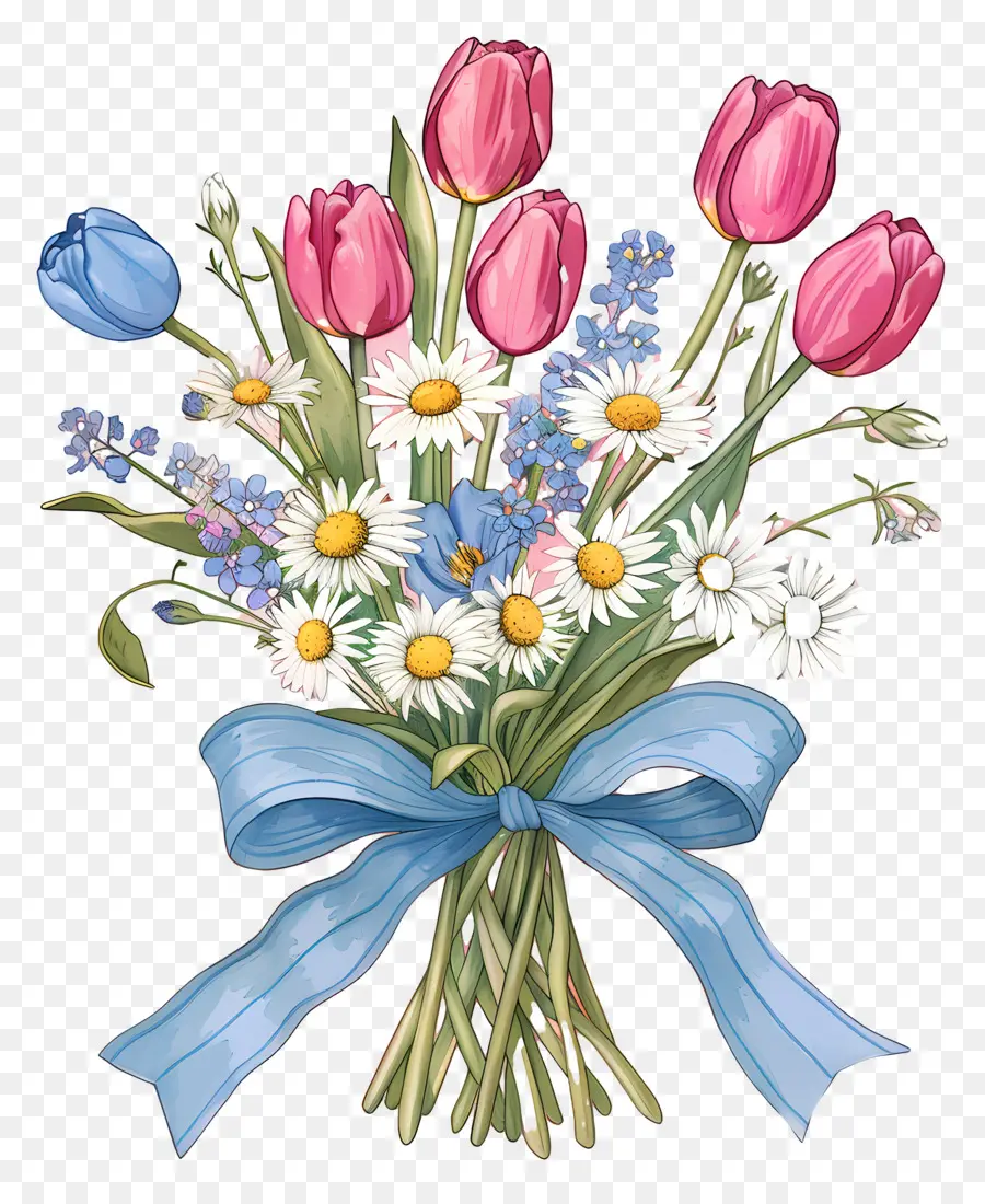 Fleurs Et Bouquets，Bouquet De Fleurs PNG