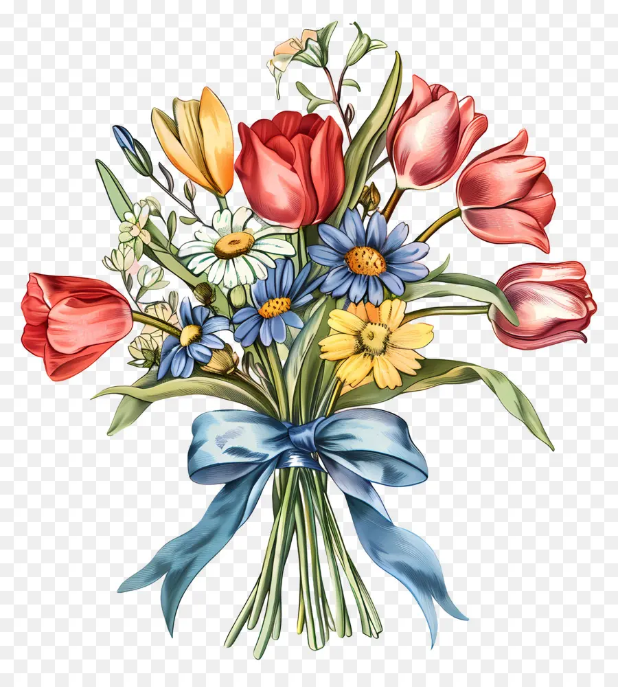 Fleurs Et Bouquets，Bouquet De Fleurs PNG