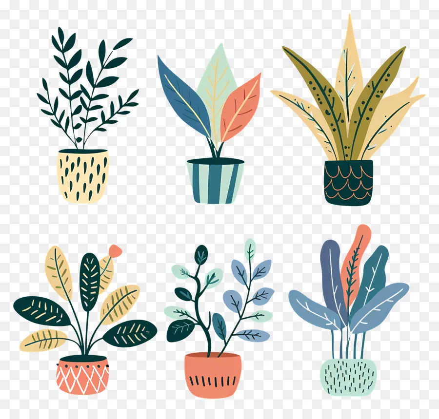 Fleurs En Pots，Plantes En Pot Jaunes PNG