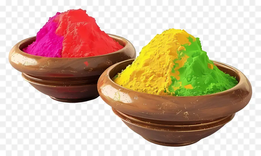 Fond De Holi，Poudres Colorées PNG