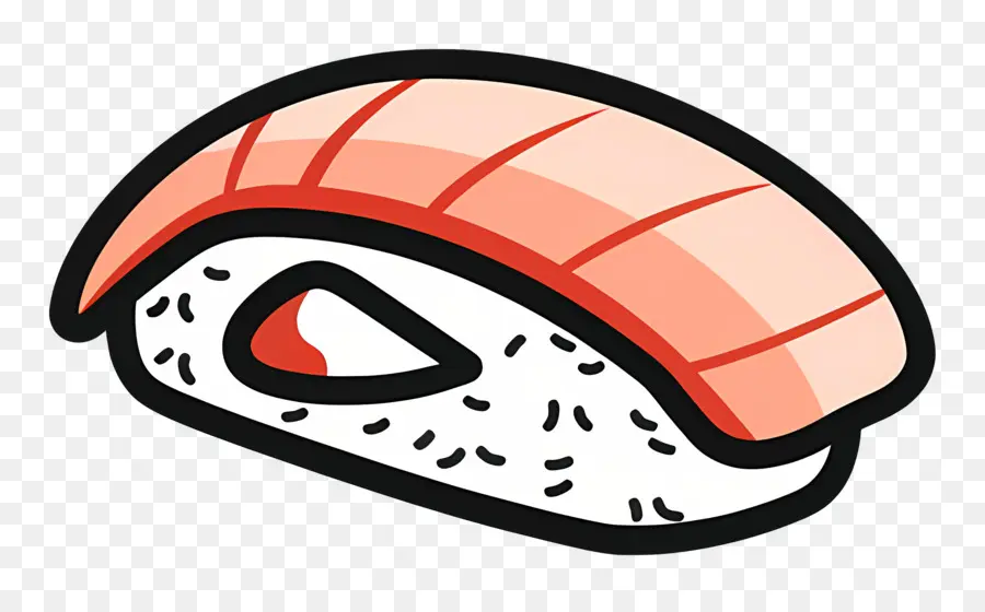 Sushis Mignons，Sushis Au Saumon PNG