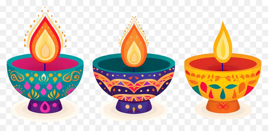 Bougie De Diwali，Diya Traditionnelle PNG