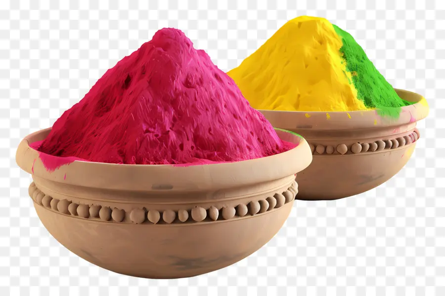 Fond De Holi，Poudres Colorées PNG