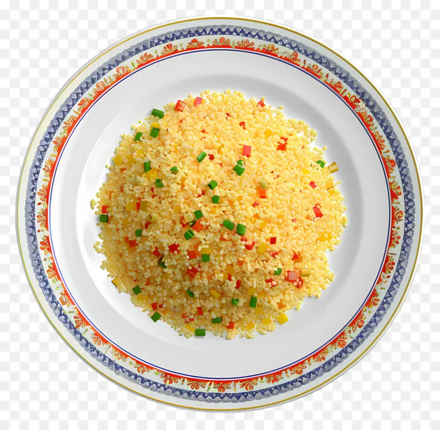 Cuisine Africaine，Couscous Coloré PNG