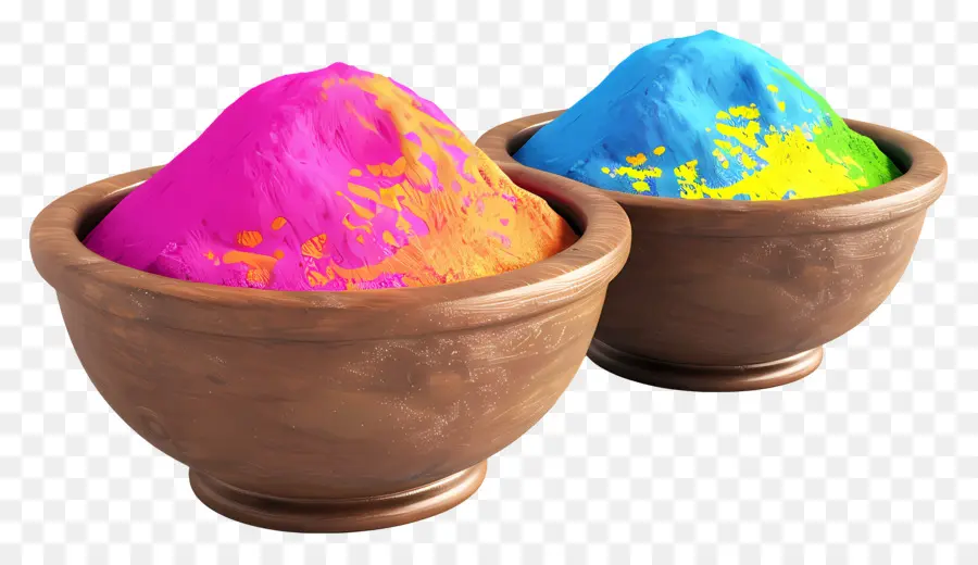 Fond De Holi，Poudre Colorée PNG