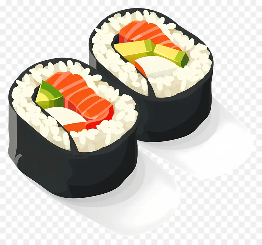 Rouleau De Sushi，Rouleaux De Sushi PNG