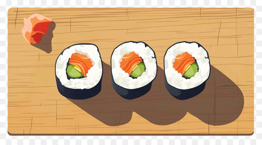 Rouleau De Sushi，Rouleaux De Sushi PNG