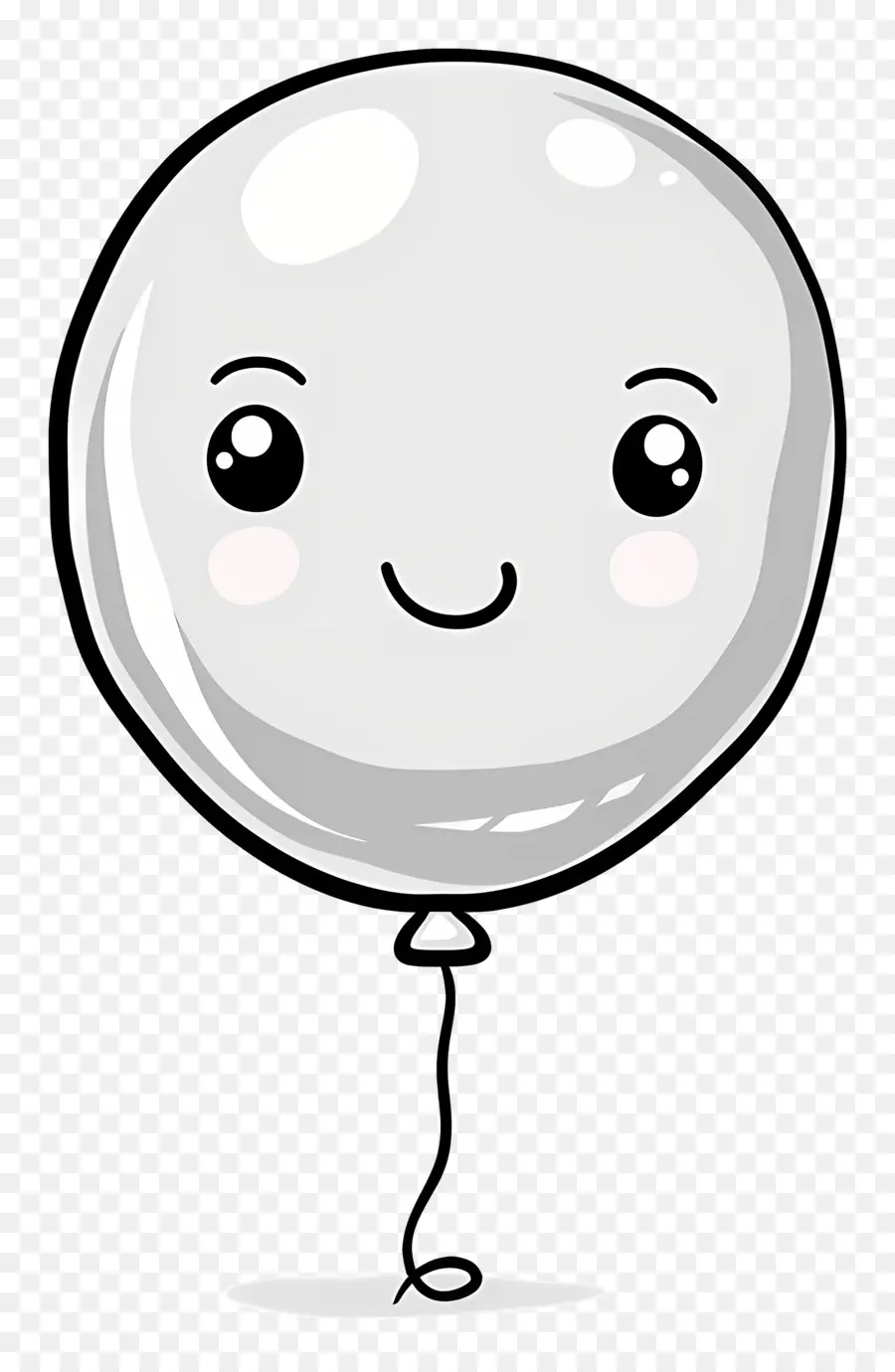 Ballon Unique，Ballon Souriant PNG