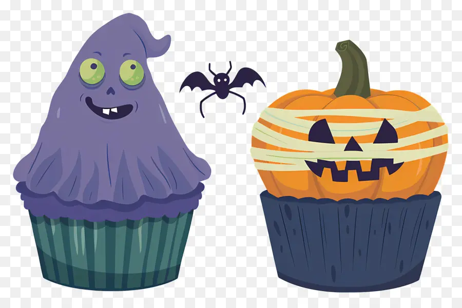 Petits Gâteaux D'halloween，Fantôme PNG