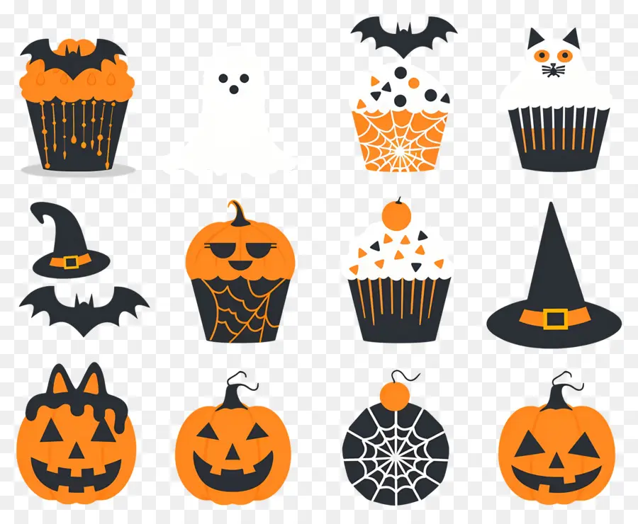 Petits Gâteaux D'halloween，Chat PNG