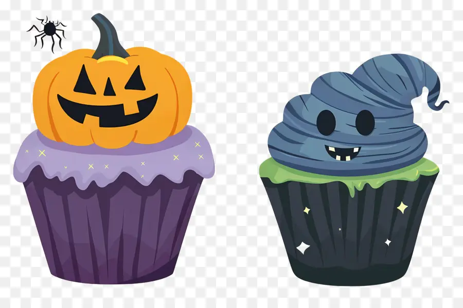 Petits Gâteaux D'halloween，Citrouille PNG